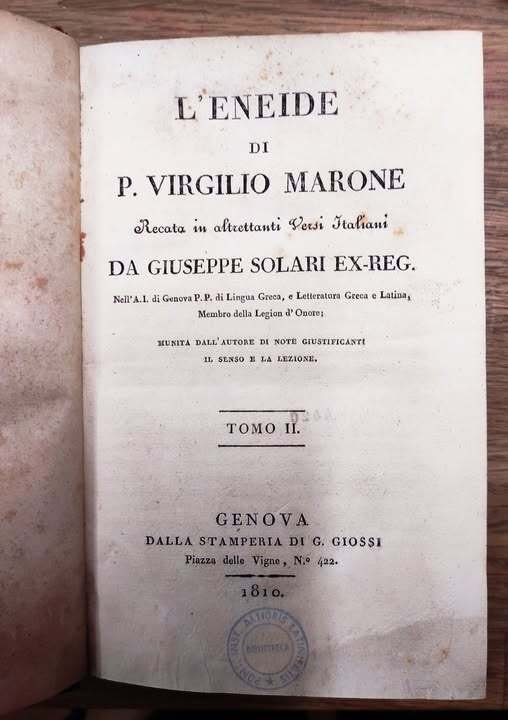 L'Eneide di P. Virgilio Marone recata in altrettanti versi italiani …