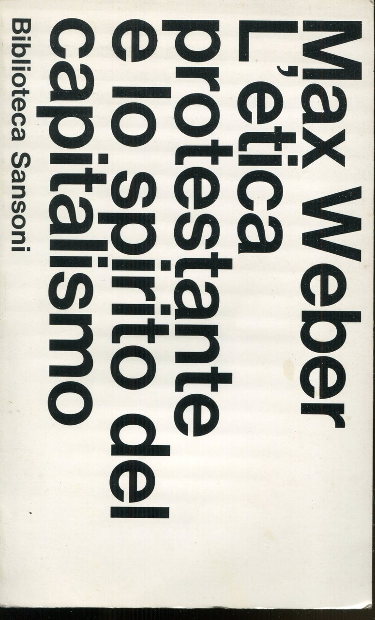 L'etica protestante e lo spirito del capitalismo | Immagine principale