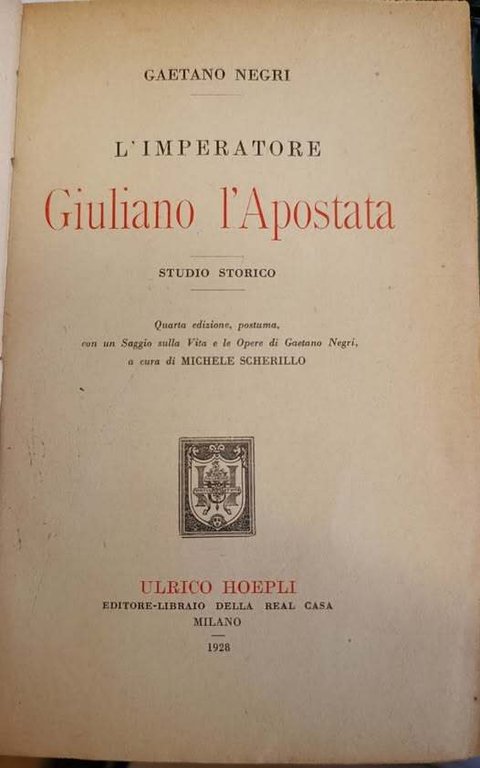 L'imperatore Giuliano l'apostata : Studio storico | Immagine Gallery 2