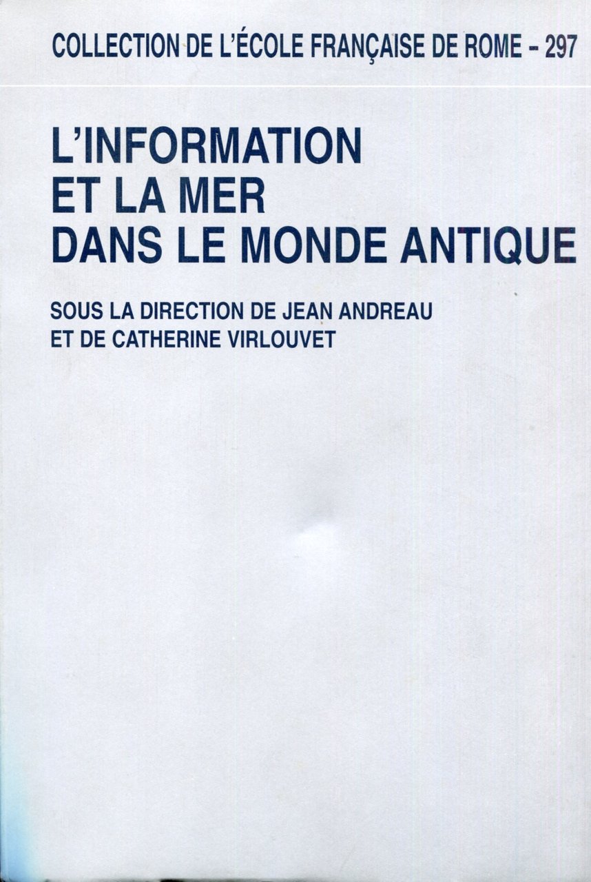 L'information et la mer dans le monde antique