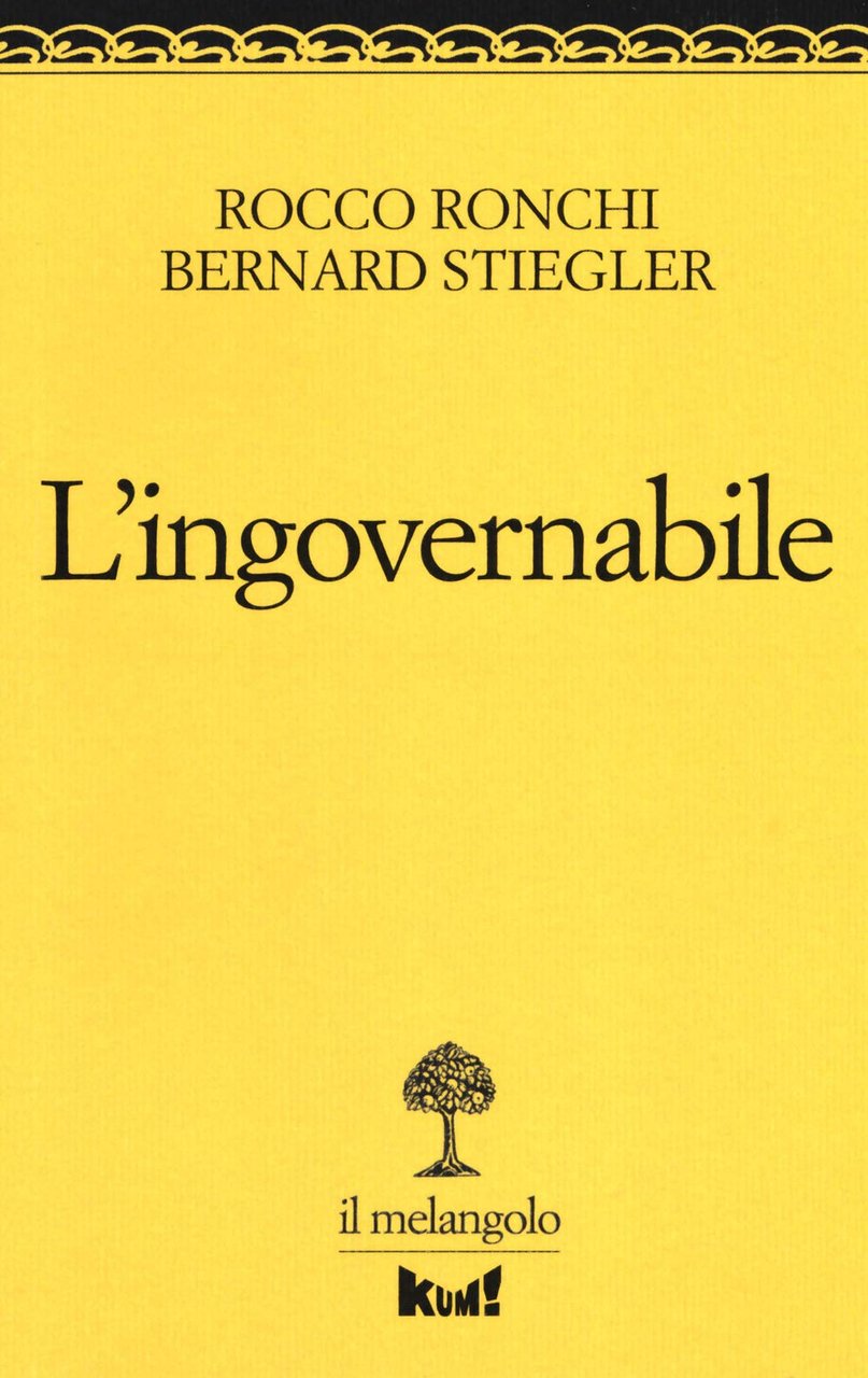 L'ingovernabile. Due lezioni sulla politica | Immagine principale