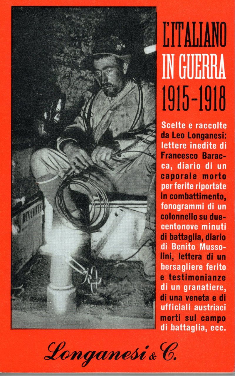 L' italiano in guerra, 1915-1918