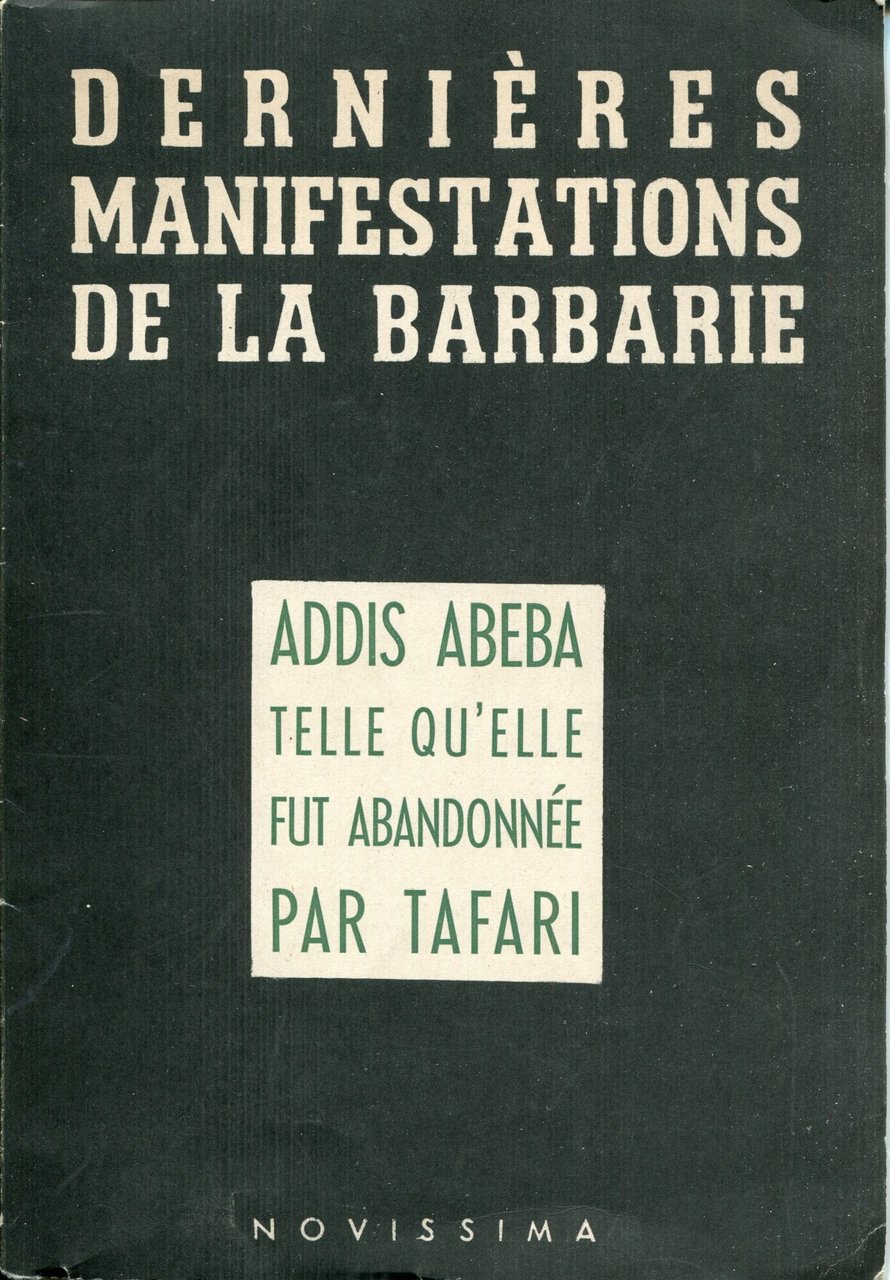 L'ultima barbarie : come Tafari lascio Addis Abeb | Immagine principale