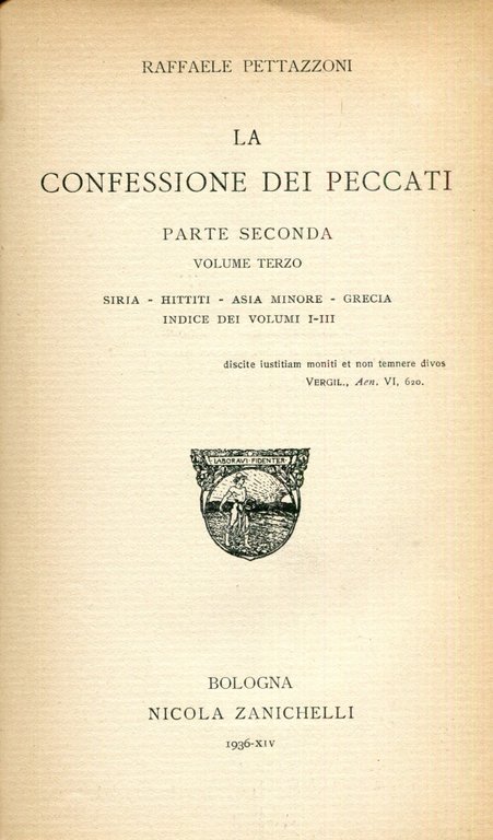 La confessione dei peccati. Parte prima, Primitivi, America antica, Giappone, … | Immagine Gallery 2
