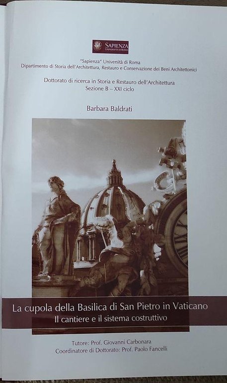 La cupola della Basilica di San Pietro in Vaticano: il …