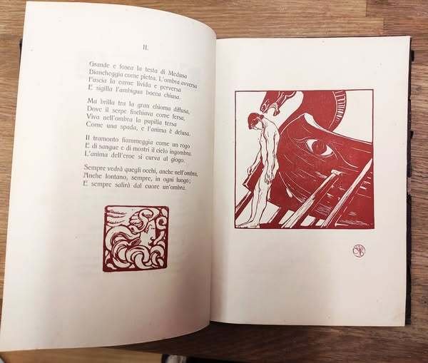 La furia dormente : poema tragico. Duilio Cambellotti ornavit