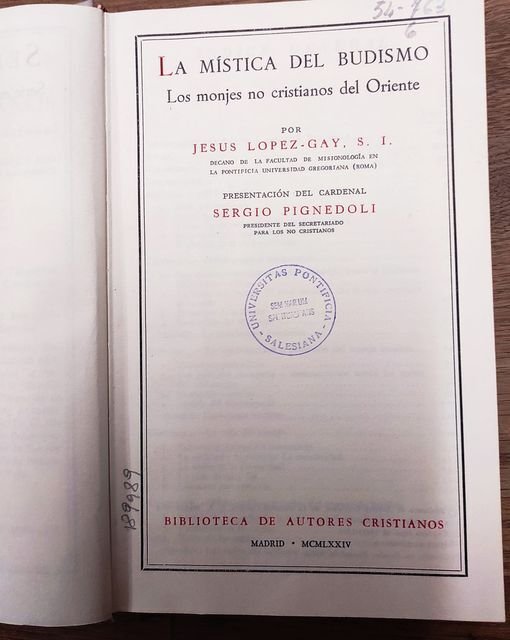 La mística del budismo : los monjes no cristianos del …