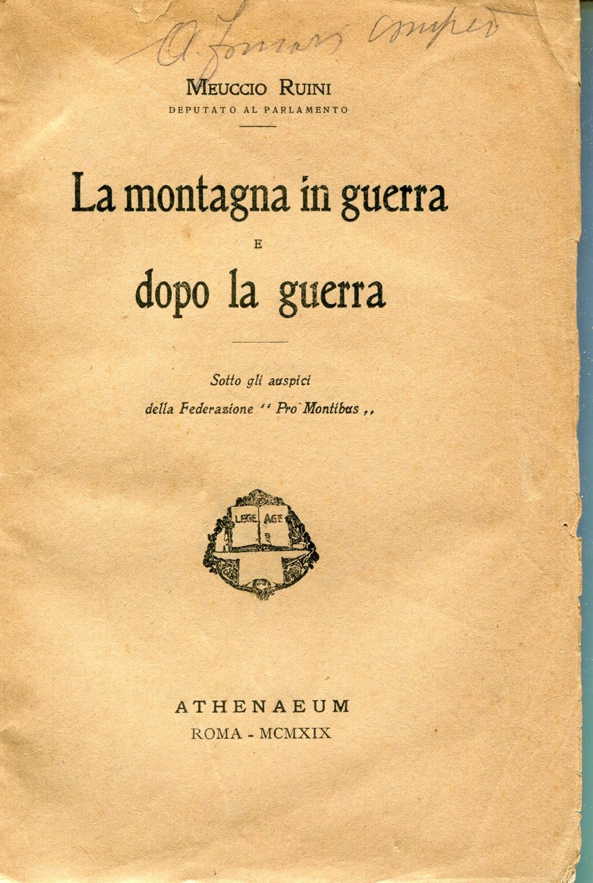 La montagna in guerra e dopo la guerra | Immagine principale