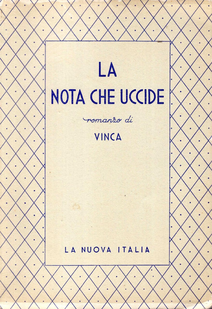 La nota che uccide Romanzo