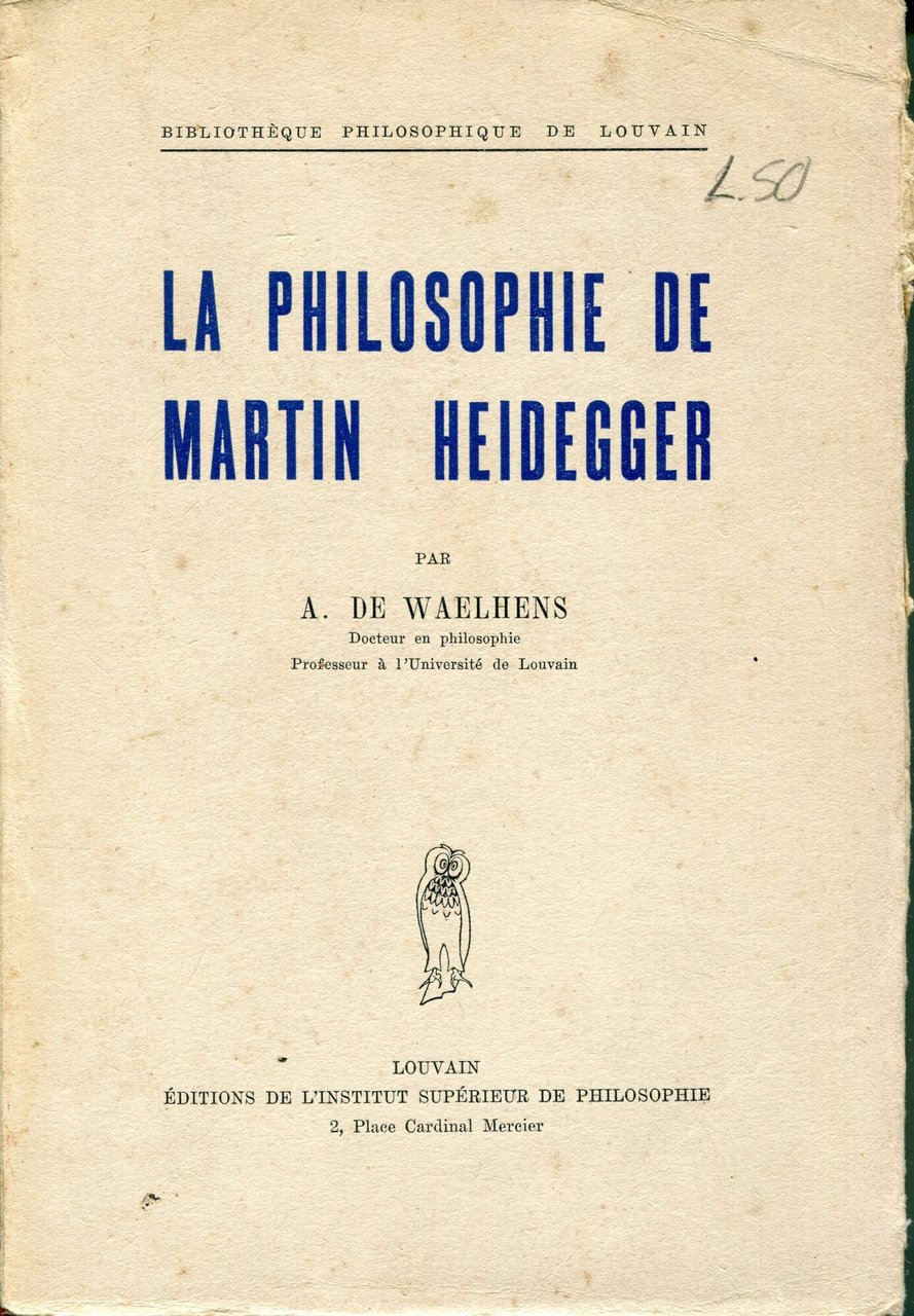 La philosophie de Martin Heidegger | Immagine principale
