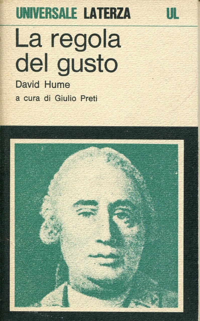 La regola del gusto, a cura di Giulio Preti