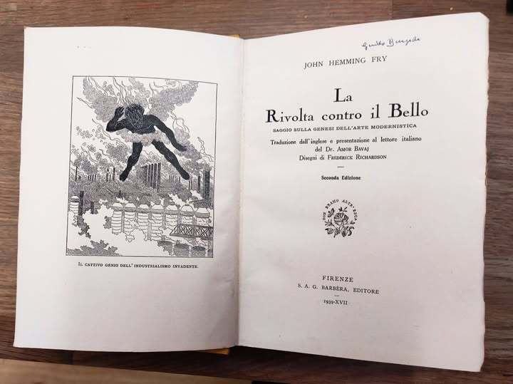 La rivolta contro il bello : saggio sulla genesi dell'arte …