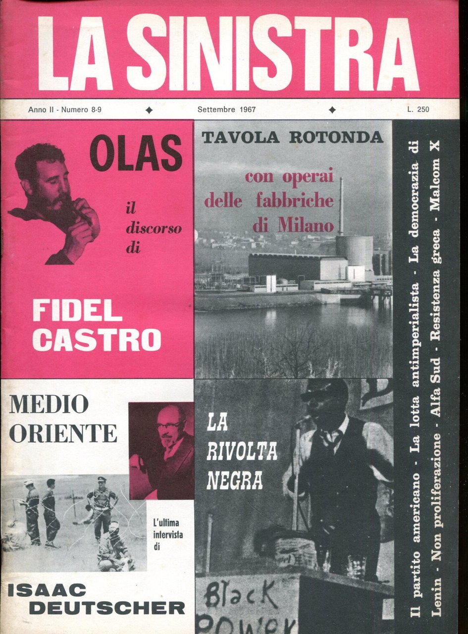 La sinistra. Direttore Lucio Coletti. Anno II, n. 8-9. Settembre … | Immagine principale