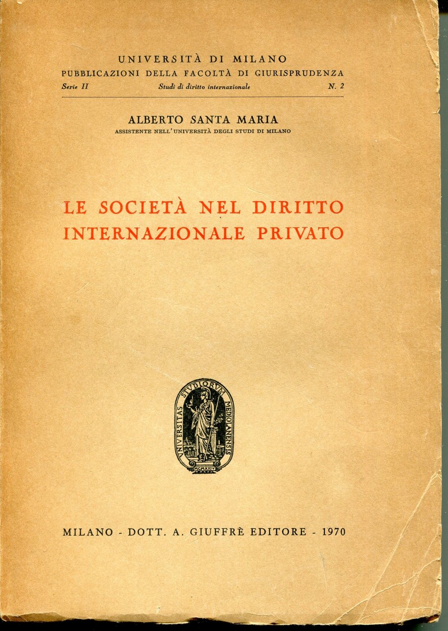 La società nel Diritto Internazionale Privato