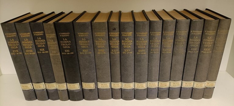 La Somma teologica. Traduzione e commento a cura dei Domenicani …