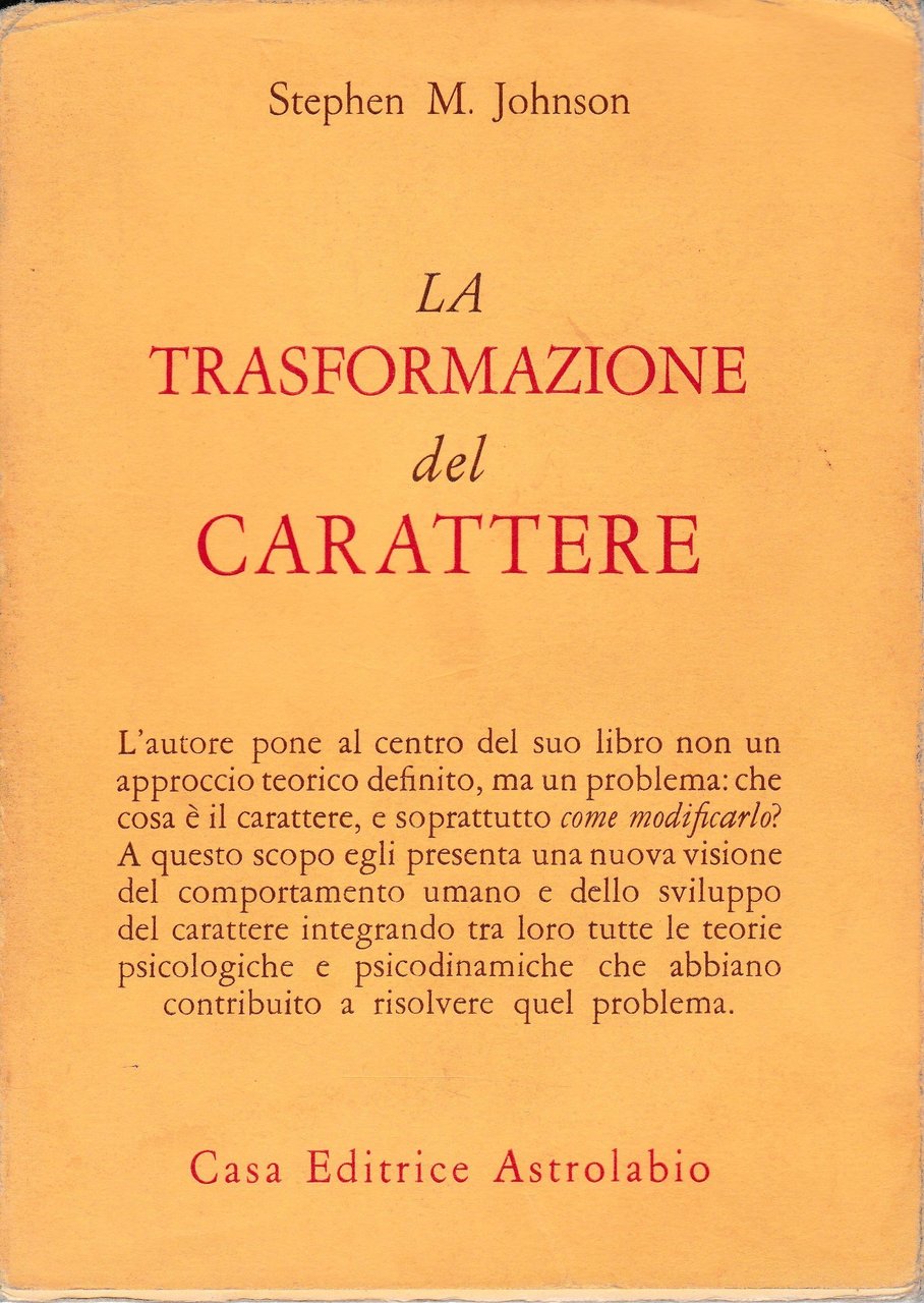 La trasformazione del carattere | Immagine principale