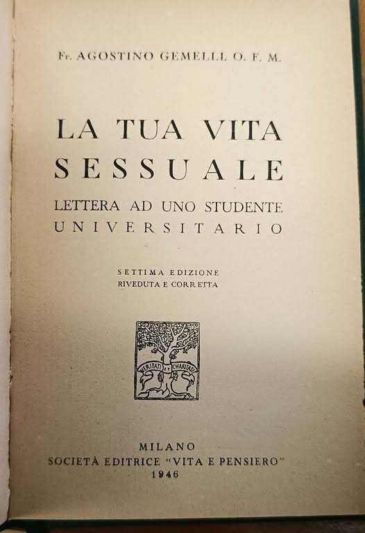 La tua vita sessuale : lettera ad uno studente universitario | Immagine Gallery 2