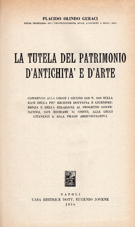 La tutela del patrimonio d'antichità e d'arte | Immagine Gallery 2