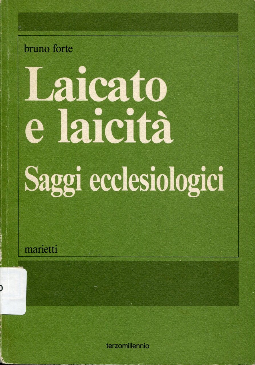 Laicato e laicità