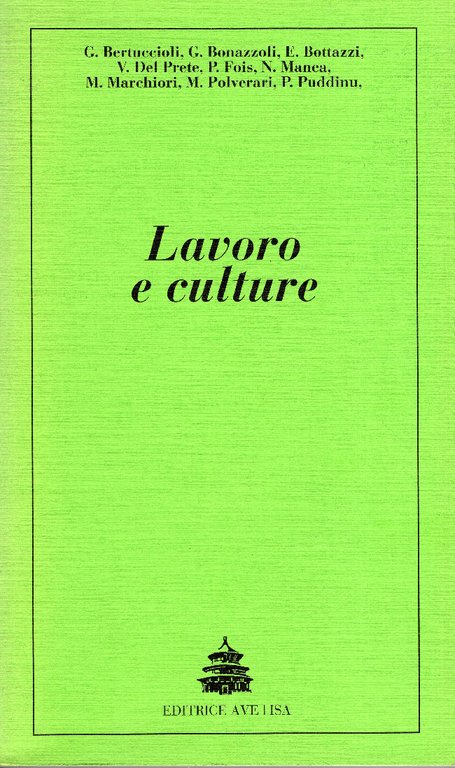 Lavoro e cultura