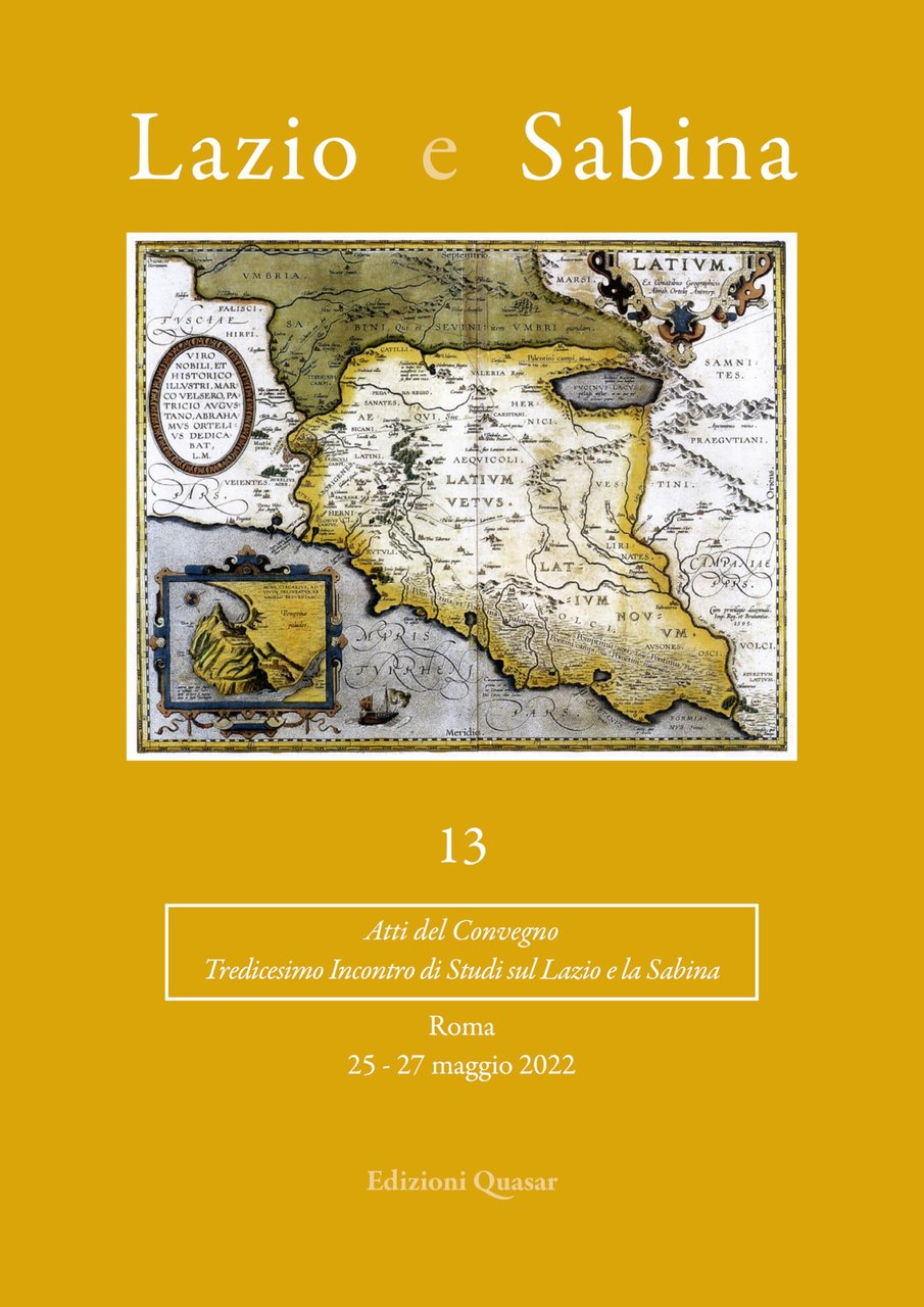 Lazio e Sabina 13 - Atti del Convegno. Roma 25-27 …