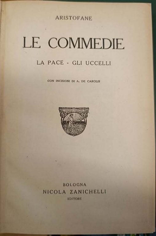 Le commedie 3: La pace, Gli uccelli ; con incisioni … | Immagine Gallery 2