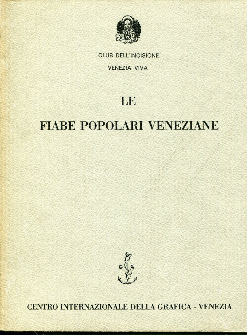 Le fiabe popolari veneziane, catalogo