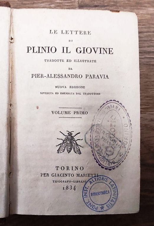 Le lettere di Plinio il Giovane, tradotte ed illustrate da …