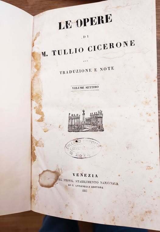 Le opere di M. Tullio Cicerone con traduzione e note. …