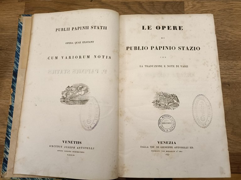 Le opere di Publio Papinio Stazio, con la traduzione e …