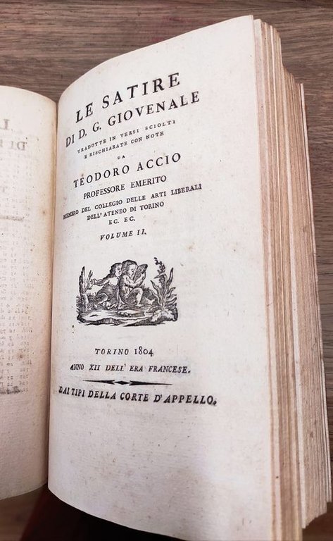 Le satire di D. G. Giovenale tradotte in versi sciolti …