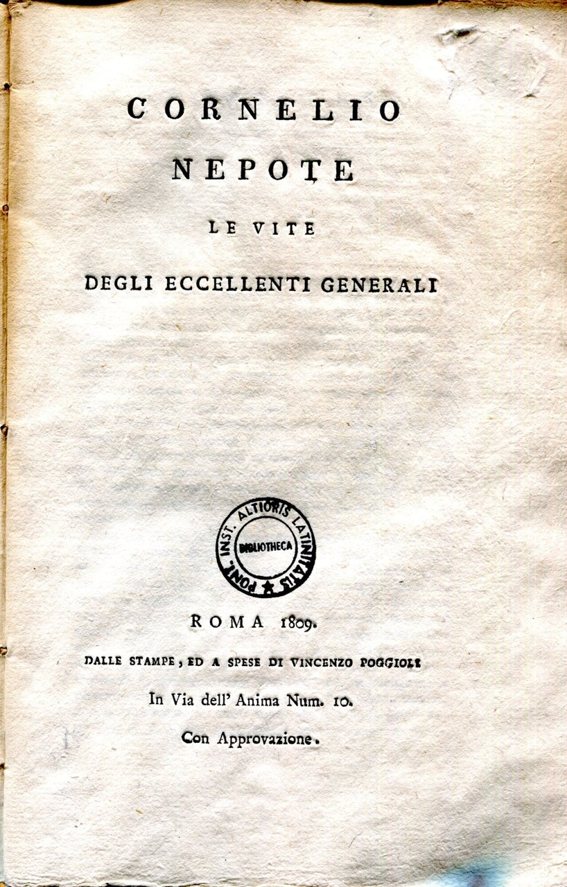 Le vite degli eccellenti generali