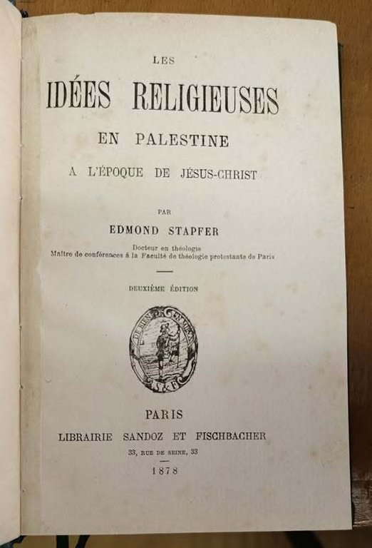 Les idées religieuses en Palestine : à l'époque de Jesus … | Immagine Gallery 2