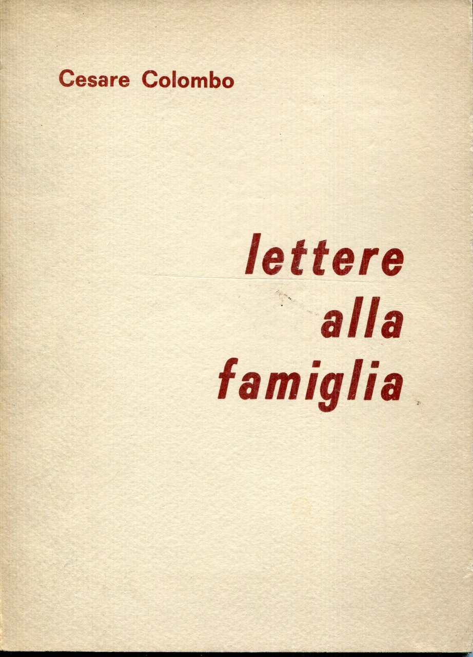 Lettere alla famiglia | Immagine principale