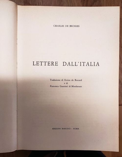 Lettere dall'Italia