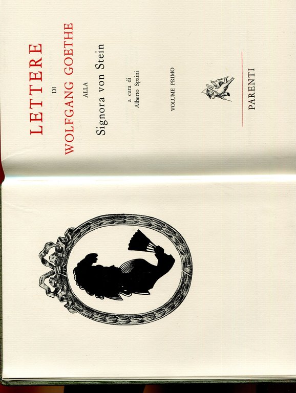 Lettere di Wolfgang Goethe alla signora von Stein