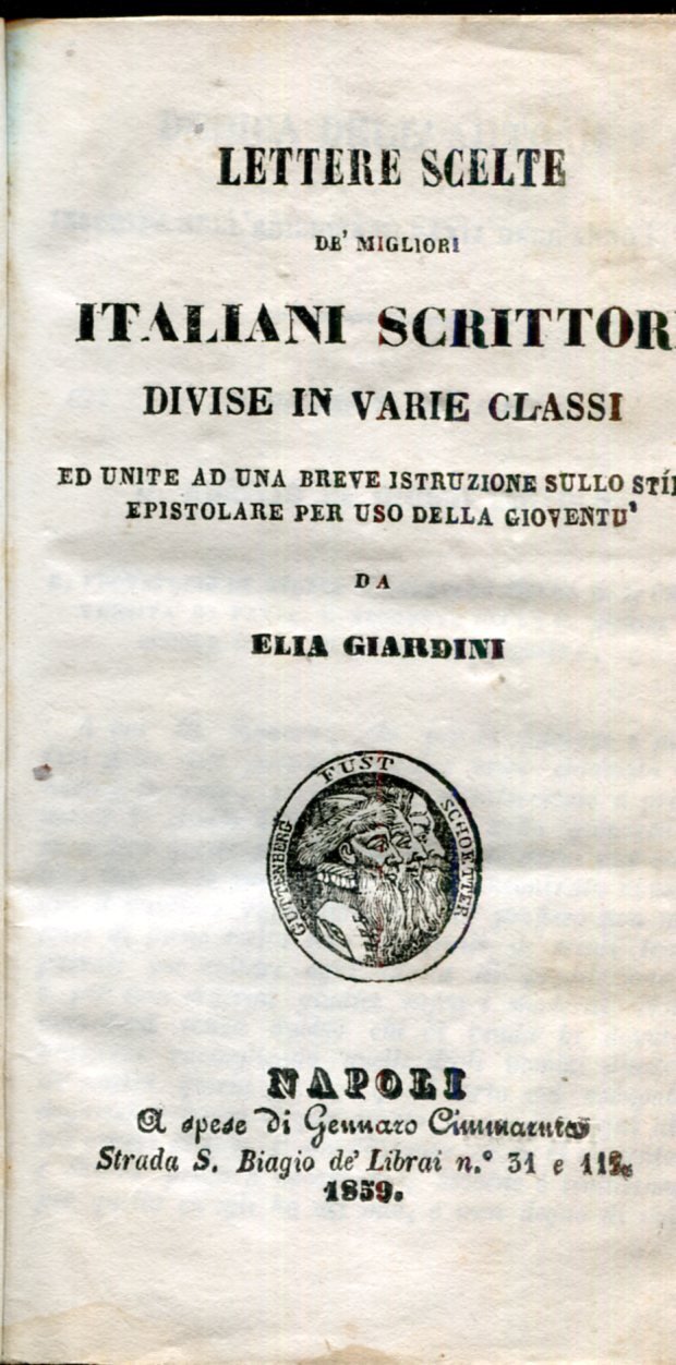 Lettere scelte de' migliori italiani scrittori divise in varie classi …