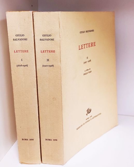 Lettere, Vol. I (1878 - 1906); Vol. II (1907 - …