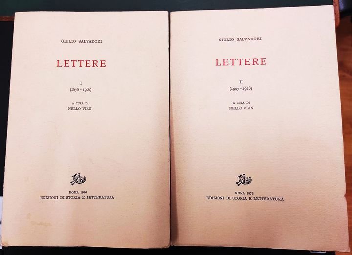 Lettere, Vol. I (1878 - 1906); Vol. II (1907 - …