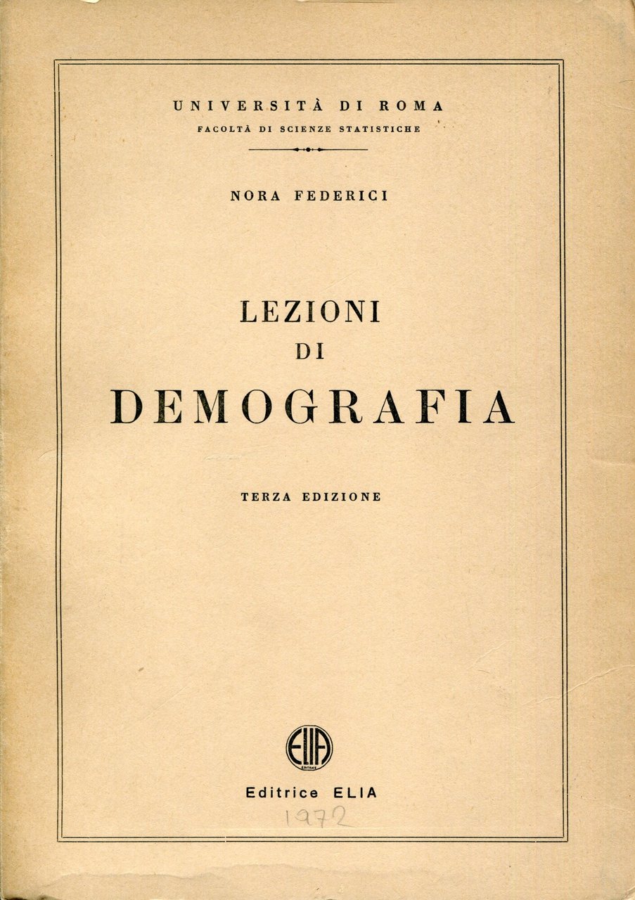 Lezioni di demografia