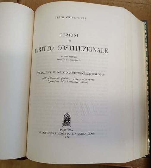 Lezioni di diritto costituzionale, volume 1 - Anno accademico 1960-61. … | Immagine Gallery 3