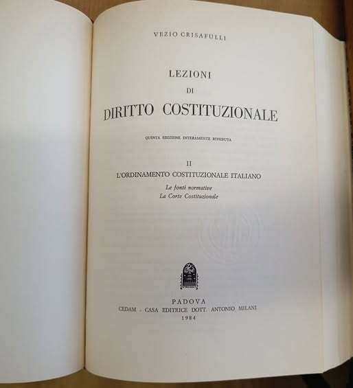 Lezioni di diritto costituzionale, volume 1 - Anno accademico 1960-61. … | Immagine Gallery 4