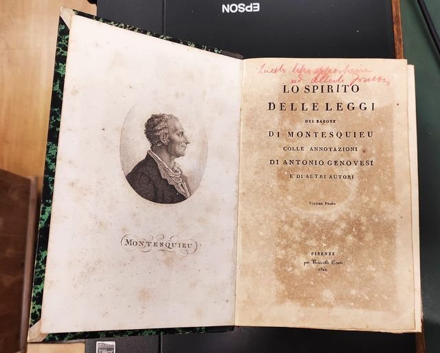 Lo Spirito delle leggi del barone di Montesquieu colle annotazioni …