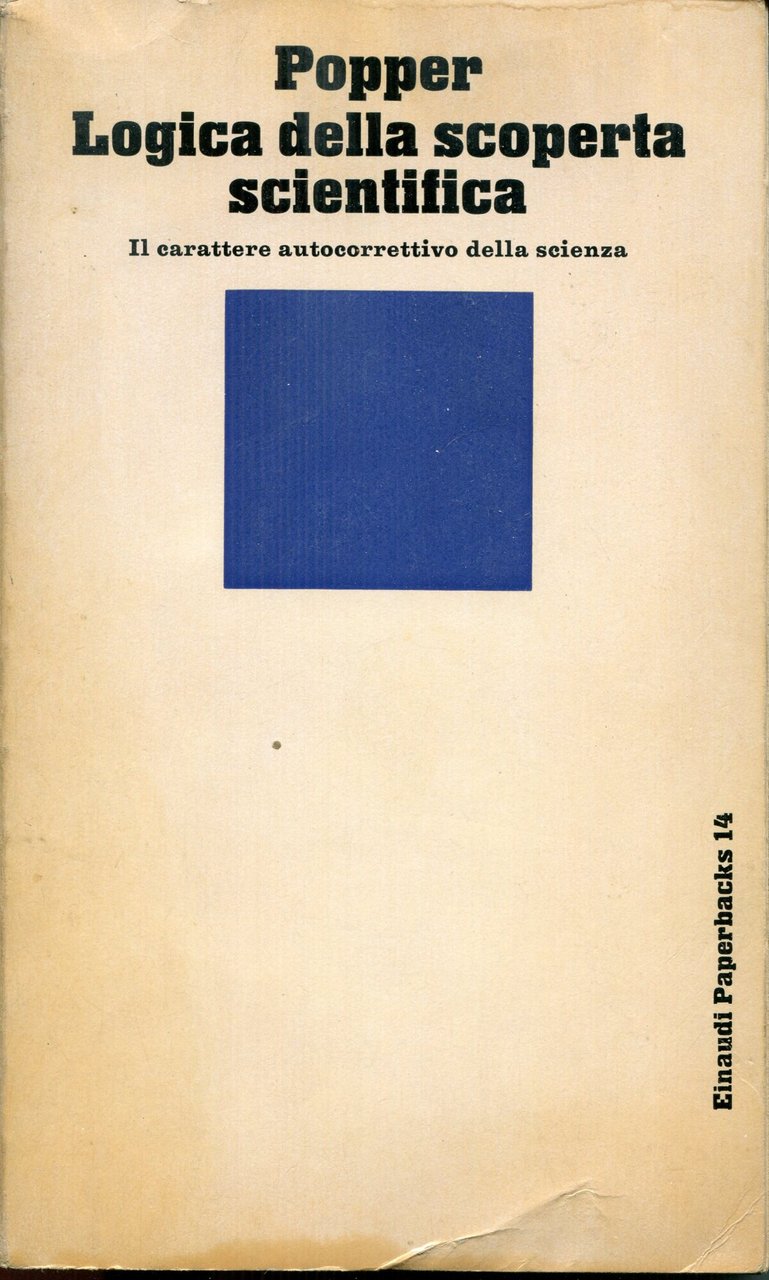 Logica della scoperta scientifica. Traduzione di Mario Trinchero