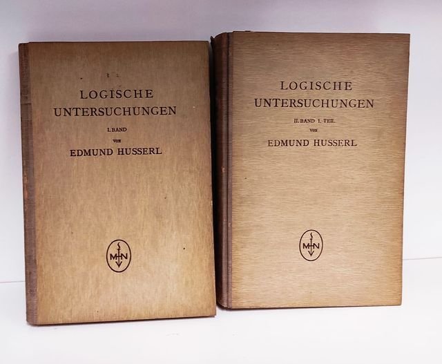 Logische Untersuchungen. 1 Band und 2 Band erster Teil