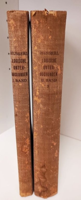 Logische Untersuchungen. 1 Band und 2 Band erster Teil