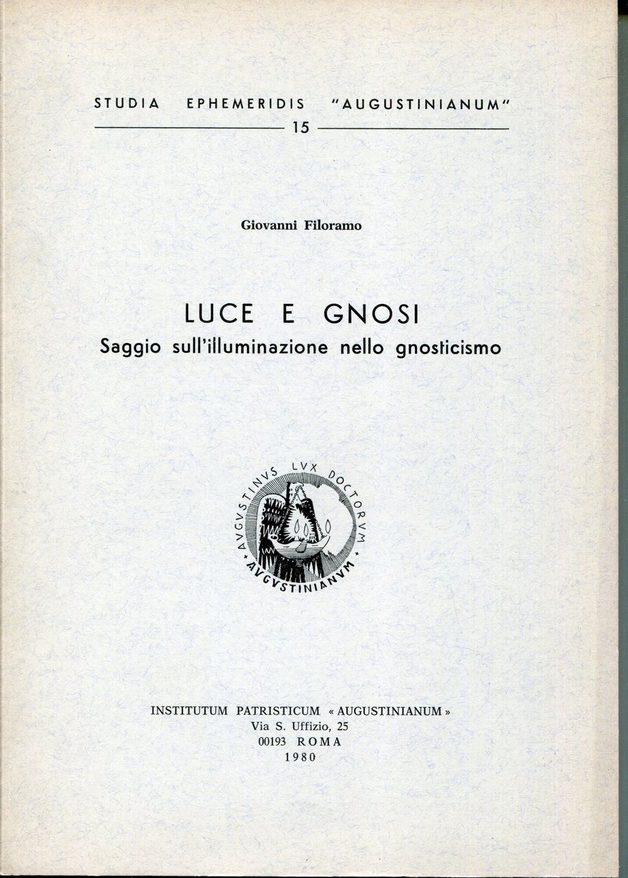 Luce e gnosi : saggio sull'illuminazione nello gnosticismo | Immagine principale