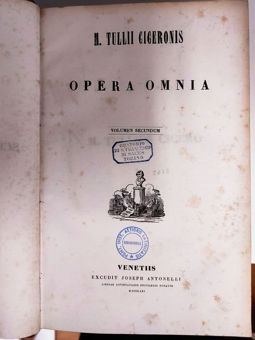 M. Tulli Ciceronis Opera Omnia, volumen secundum