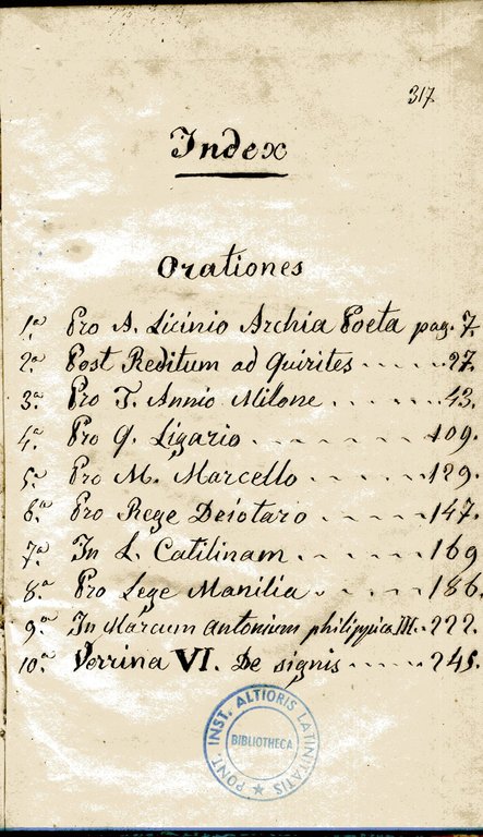 M. Tullii Ciceronis Orationes selectae brevibus scholiis illustrata