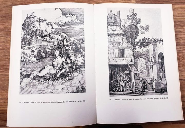 Maestri incisori : Mantegna, Dürer, Parmigianino, Luca di Leyda, Callot, …